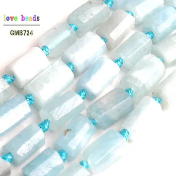 7x11mm Natural Faceted Blue Aquamarina Column Stone Beads for Jewelry Making DIY Bracelet 15'' Strand
7x11mm Natural Faceted Blue Aquamarina Column Stone Beads for Jewelry Making DIY Bracelet 15'' Strand