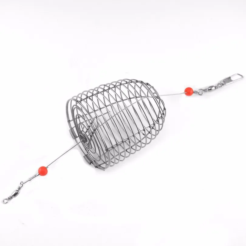 2PCS/Lot Fishing Bait Thrower Stainless Steel Bait Cage Wire Fishing Lure Cage Fishing Trap Basket Feeder Tackle Accessories
2PCS/Lot Fishing Bait Thrower Stainless Steel Bait Cage Wire Fishing Lure Cage Fishing Trap Basket Feeder Tackle Accessories