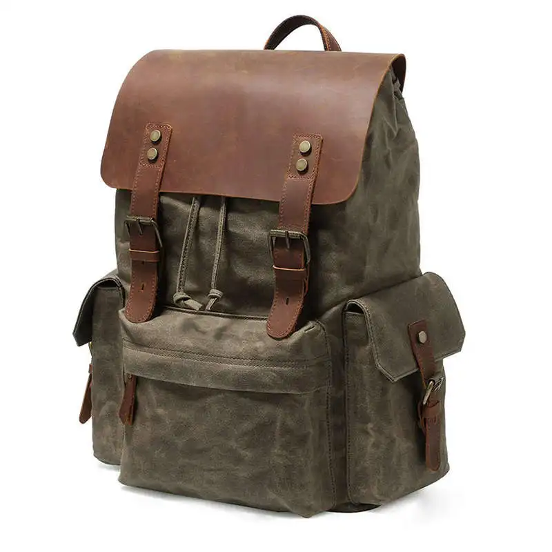 Large Canvas Backpack School Bag Outdoor Travel Rucksack,Vintage Briefcase Satchel Shoulder Bag
Large Canvas Backpack School Bag Outdoor Travel Rucksack,Vintage Briefcase Satchel Shoulder Bag