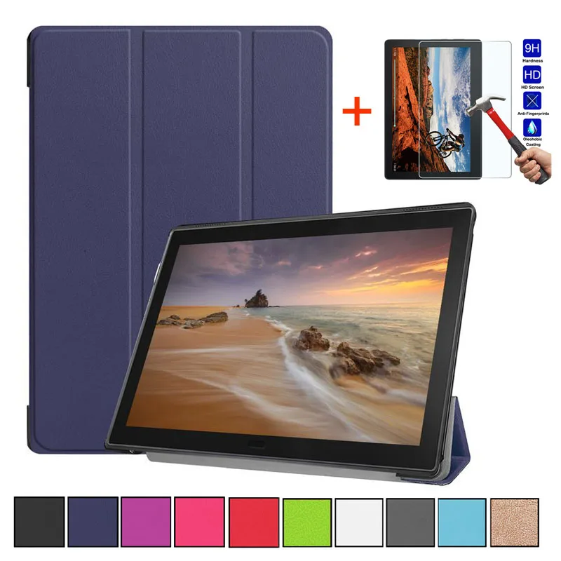 XSKEMP Fold PU Leather Case Cover For Lenovo Tab E10 TB-X104F 2018 10.1 Luxury Magnetic Protective Shell + Tempered Glass / Pen
XSKEMP Fold PU Leather Case Cover For Lenovo Tab E10 TB-X104F 2018 10.1 Luxury Magnetic Protective Shell + Tempered Glass / Pen