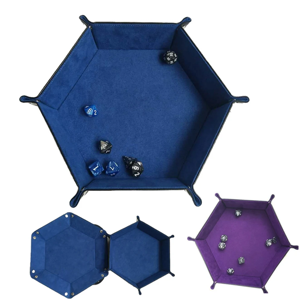 PU Leather Foldable Storage Box Hexagon Tray for Dice Table Games Key Wallet Coin Box Tray Desktop Storage Box
PU Leather Foldable Storage Box Hexagon Tray for Dice Table Games Key Wallet Coin Box Tray Desktop Storage Box