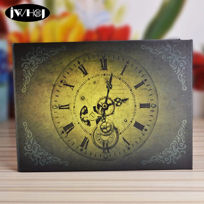Creative 10 inch vintage clock Photo Album Wedding Children Family Memory Record Album diy Handmade Sticky Type scrapbooking
Creative 10 inch vintage clock Photo Album Wedding Children Family Memory Record Album diy Handmade Sticky Type scrapbooking