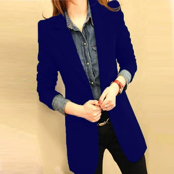 Autumn suit women 2018 fashion new solid color Large size medium Long section Long sleeves Single Button female Blazers ll507
Autumn suit women 2018 fashion new solid color Large size medium Long section Long sleeves Single Button female Blazers ll507