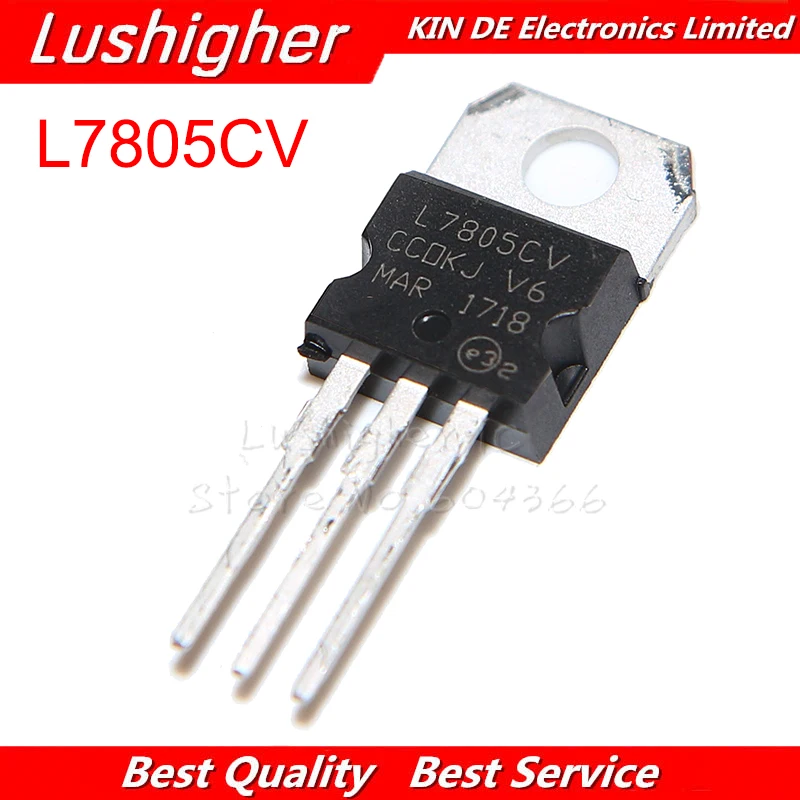 50PCS L7805CV TO-220 L7805 TO220 7805 Voltage Regulator 5V 1.5A new original free shipping
50PCS L7805CV TO-220 L7805 TO220 7805 Voltage Regulator 5V 1.5A new original free shipping