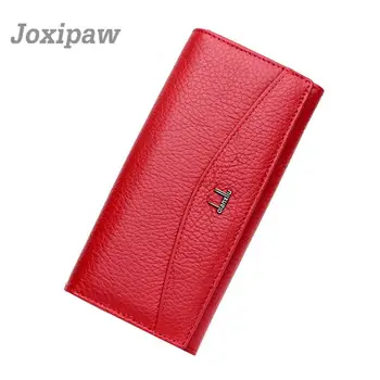 New Brand 100% Genuine Leather Wallet For Women High Quality Coin Purse Female 2018 High Quality Long Clutch Phone Red Wallets
New Brand 100% Genuine Leather Wallet For Women High Quality Coin Purse Female 2018 High Quality Long Clutch Phone Red Wallets