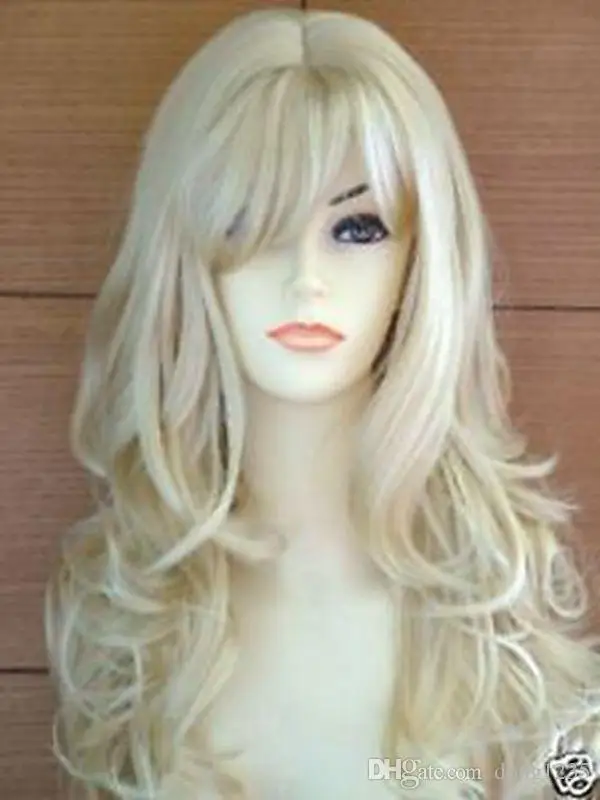 100% free shipping New High Quality Fashion Picture wigs>>New long Platinum-Blonde Fashion Wavy Wig
100% free shipping New High Quality Fashion Picture wigs>>New long Platinum-Blonde Fashion Wavy Wig