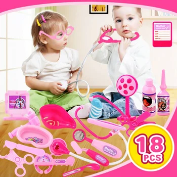18 Pcs/set Children's play house puzzle doctor toy set boy girl simulation doctor role play doctor game children girls boys gift
18 Pcs/set Children's play house puzzle doctor toy set boy girl simulation doctor role play doctor game children girls boys gift