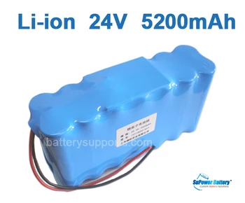 SuPower 24V 25V 25.9V 29.4V 7S 5200mAh Lithium Li-ion Rechargeable Battery Max 4A with built-in protection circuit board PCM
SuPower 24V 25V 25.9V 29.4V 7S 5200mAh Lithium Li-ion Rechargeable Battery Max 4A with built-in protection circuit board PCM
