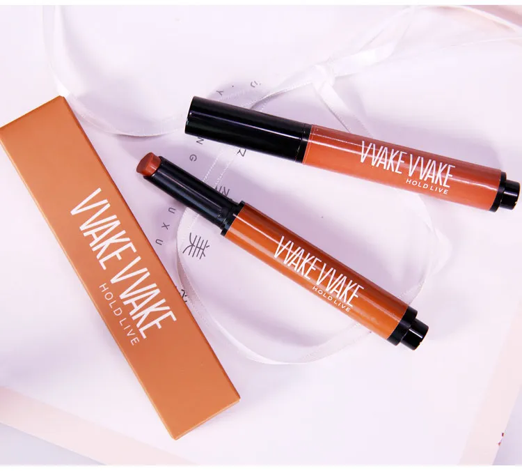 HOLD LIVE Matte Lipstick Pencil 5 Colors Press Long Lasting Lip Stick Pen Waterproof Pigment Red Lips Makeup Korean Maquiagem (13)