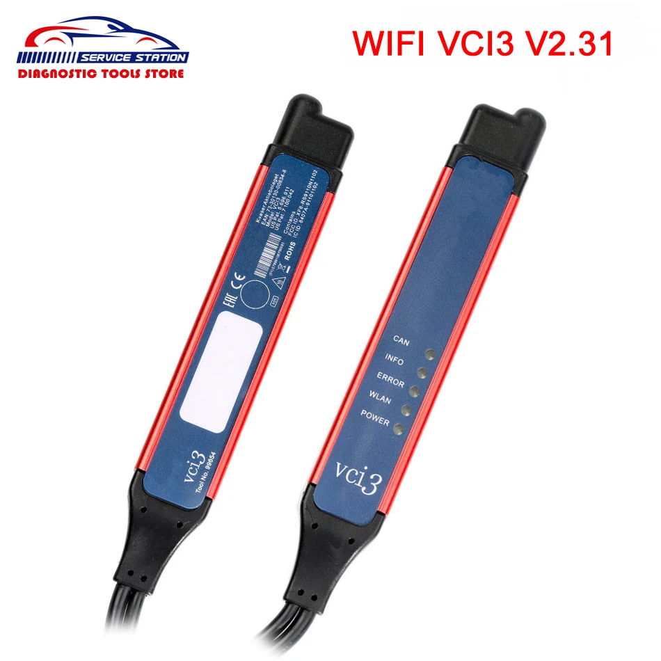 High Quality Newest V2.31 VCI-3 OBD2 Connector VCI3 Wifi Wireless Professional Truck Diagnostic Tool with SDP3 2.31 VCI 3
High Quality Newest V2.31 VCI-3 OBD2 Connector VCI3 Wifi Wireless Professional Truck Diagnostic Tool with SDP3 2.31 VCI 3