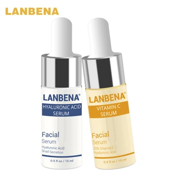 LANBENA Vitamin C Serum + Hyaluronic Acid Serum Anti-Aging Moisturizing Skin Care Strengthening Treatment Bleaching Moisturizing
LANBENA Vitamin C Serum + Hyaluronic Acid Serum Anti-Aging Moisturizing Skin Care Strengthening Treatment Bleaching Moisturizing