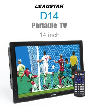 LEADSTAR D14 14 inch HD Portable TV DVB-T2 ATSC Digital Analog Television Mini Small Car TV Support MP4 AC3 HDMI Monitor for PS4
LEADSTAR D14 14 inch HD Portable TV DVB-T2 ATSC Digital Analog Television Mini Small Car TV Support MP4 AC3 HDMI Monitor for PS4