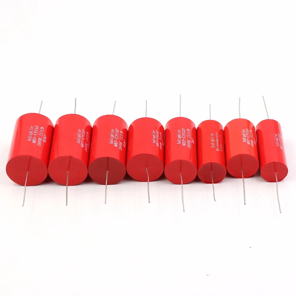 1PCS MKP Audiophiler Axial Audio Grade Capacitor 22-200uF 250VDC For HIFI Frequency Capacitance Guitar Amplifier DIY
1PCS MKP Audiophiler Axial Audio Grade Capacitor 22-200uF 250VDC For HIFI Frequency Capacitance Guitar Amplifier DIY