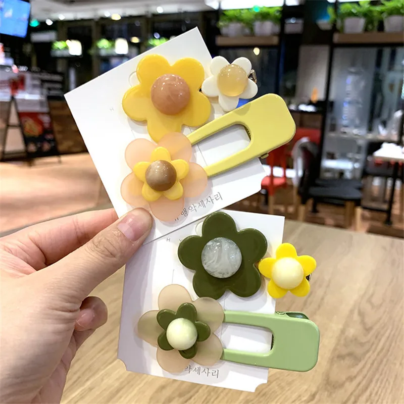 2Pcs/Set New Women Girls Cute Colorful Acrylic Flower Alloy Hairpins Sweet Headband Hair Clips Barrettes Lovely Hair Accessories
2Pcs/Set New Women Girls Cute Colorful Acrylic Flower Alloy Hairpins Sweet Headband Hair Clips Barrettes Lovely Hair Accessories