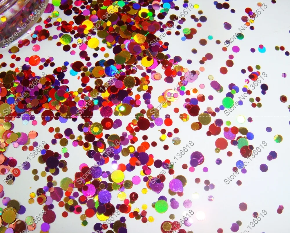 50g Mix Round glitters nail art Dot glitter powder for Acrylic nail,nail polish, Crafts and make up
50g Mix Round glitters nail art Dot glitter powder for Acrylic nail,nail polish, Crafts and make up