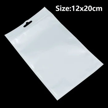 500pcs 12cm*20cm White/Clear Self Seal Reclosable Zipper Plastic Retail Packaging Bag Ziplock Bag Retail Storage With Hang Hole
500pcs 12cm*20cm White/Clear Self Seal Reclosable Zipper Plastic Retail Packaging Bag Ziplock Bag Retail Storage With Hang Hole