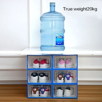 6PCS/Set Thickened Flip Shoes Transparent Drawer Case Shoe Boxes Plastic Stackable Box Storage Box Shoe Storage Organizer
6PCS/Set Thickened Flip Shoes Transparent Drawer Case Shoe Boxes Plastic Stackable Box Storage Box Shoe Storage Organizer