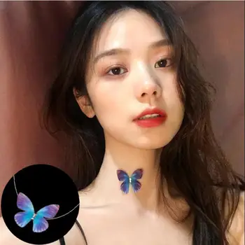 Korean Version Of Rhinestones 3d Butterfly Necklace Female Romantic Holiday Wind Transparent Fish Line Necklace Wedding Jewelry
Korean Version Of Rhinestones 3d Butterfly Necklace Female Romantic Holiday Wind Transparent Fish Line Necklace Wedding Jewelry