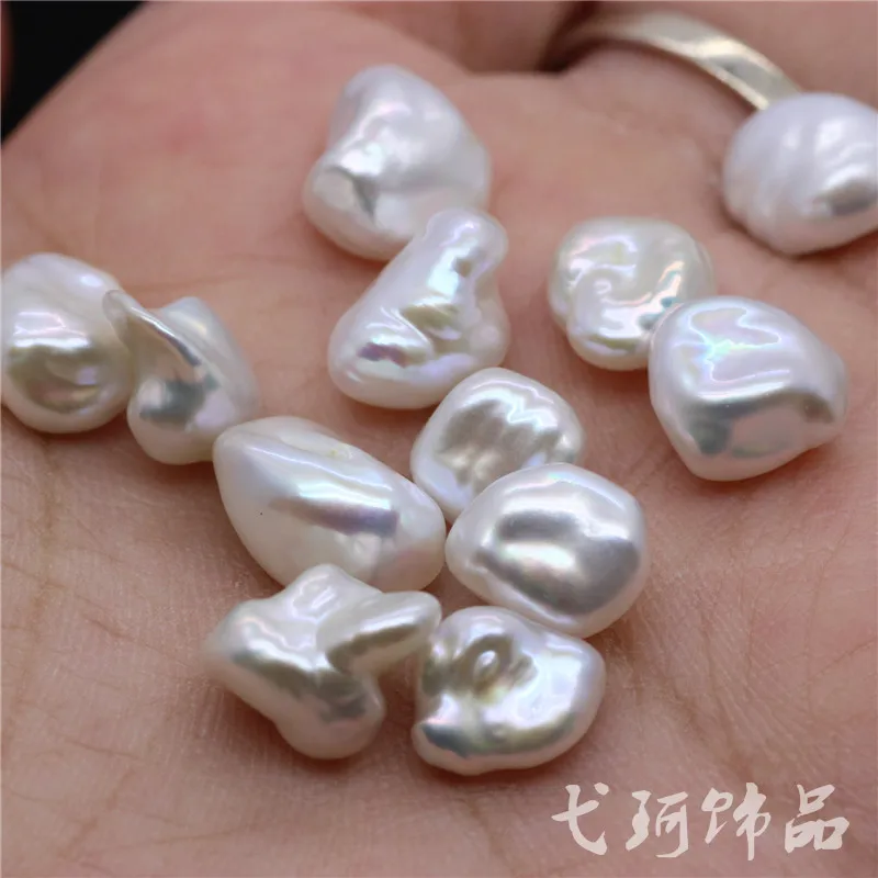 10mm AAA+ no hole Natural White Baroque Pearl Freshwater Irregular Loose Beads For Jewelry Making DIY Bracelets Necklace
10mm AAA+ no hole Natural White Baroque Pearl Freshwater Irregular Loose Beads For Jewelry Making DIY Bracelets Necklace