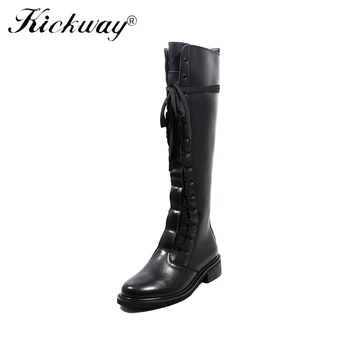 Kickway 2018 Autumn Winter Shoes New Rough Motorcycle boots Marten Boots Women Flat Plus Velvet Tube Womens Boots Big Size 42
Kickway 2018 Autumn Winter Shoes New Rough Motorcycle boots Marten Boots Women Flat Plus Velvet Tube Womens Boots Big Size 42