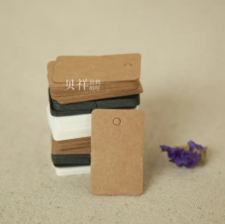100 pcs 3.3 *2 cm Hand Made Small Gift Tags Kraft/black Jewelry Blank Package Hang Tag
100 pcs 3.3 *2 cm Hand Made Small Gift Tags Kraft/black Jewelry Blank Package Hang Tag