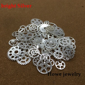 Mixed 100g bright silver steampunk gears and cogs clock hands DIY European Style Jewelry Making
Mixed 100g bright silver steampunk gears and cogs clock hands DIY European Style Jewelry Making