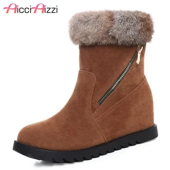ZALAVOR Women High Heel Boots Round Toe Fur Wedges Ankle Boots Fashion Winter Shoes Short Boots Woman Footwear Size 33-43
ZALAVOR Women High Heel Boots Round Toe Fur Wedges Ankle Boots Fashion Winter Shoes Short Boots Woman Footwear Size 33-43