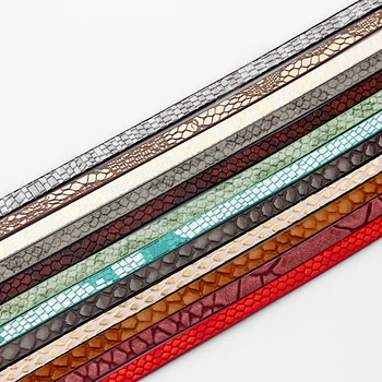 1 Meter Flat Multi Color Different Style PU Leather Cord For Bracelet Making DIY Fashion Jewelry Findings 5*2mm
1 Meter Flat Multi Color Different Style PU Leather Cord For Bracelet Making DIY Fashion Jewelry Findings 5*2mm