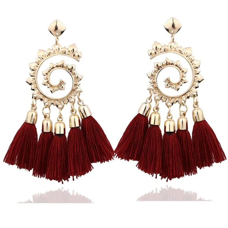 Bohemia tassel statement earrings for women brincos para as mulheres drop earrings jewelry earrings alloy nickel free wj336
Bohemia tassel statement earrings for women brincos para as mulheres drop earrings jewelry earrings alloy nickel free wj336