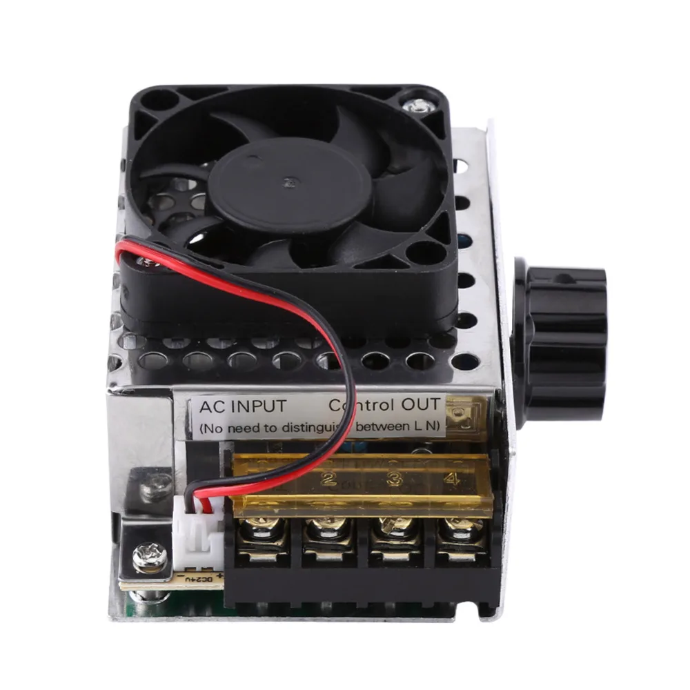 AC Electric Regulator Motor Speed Controller 220V 4000W SCR Temperature Voltage Regulator With Fan Big Power Brightness Dimmer
AC Electric Regulator Motor Speed Controller 220V 4000W SCR Temperature Voltage Regulator With Fan Big Power Brightness Dimmer