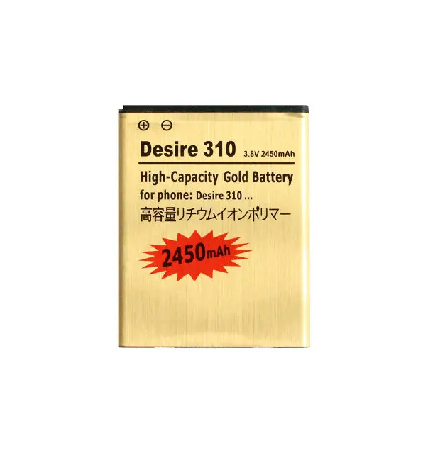 Ciszean 2450mAh BOPA2100 3.8VDC Gold Mobile Phone Replacement Li-ion Battery For HTC Desire 310 310W Batterie Bateria Batterij
Ciszean 2450mAh BOPA2100 3.8VDC Gold Mobile Phone Replacement Li-ion Battery For HTC Desire 310 310W Batterie Bateria Batterij