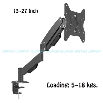Heavy Duty Gas Spring Desktop Monitor Arm Full Motion TV Mount Bracket All-in-One PC Table Mount L153
Heavy Duty Gas Spring Desktop Monitor Arm Full Motion TV Mount Bracket All-in-One PC Table Mount L153