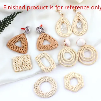 Min order 6pcs/lot Vintage geometry water of drop/rounds/square/triangular shape handmade Bamboo and rattan weaving beads charms
Min order 6pcs/lot Vintage geometry water of drop/rounds/square/triangular shape handmade Bamboo and rattan weaving beads charms