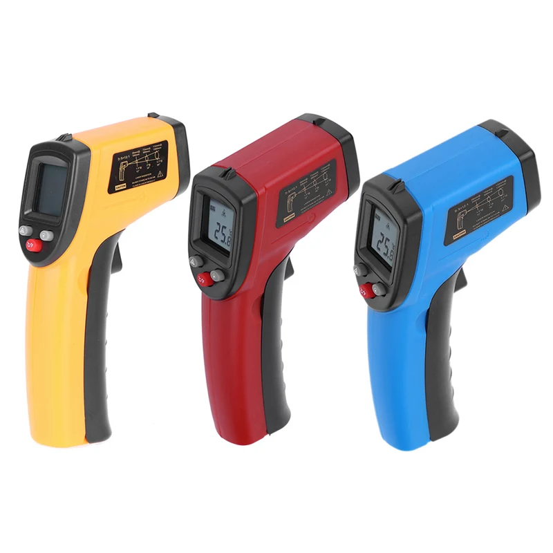 GM320/550 Digital Infrared Thermometer Thermal Imager Handheld Car Temperature Baby Adult Pyrometer LCD IR Laser Point Gun
GM320/550 Digital Infrared Thermometer Thermal Imager Handheld Car Temperature Baby Adult Pyrometer LCD IR Laser Point Gun