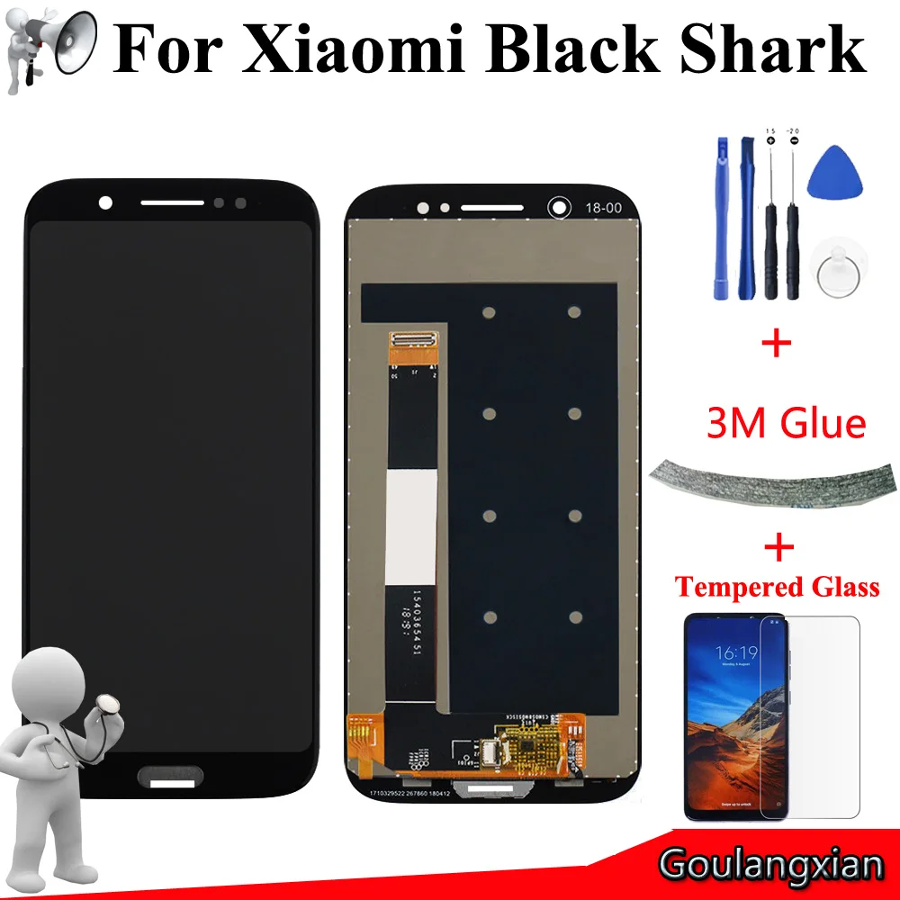 5.99'' AAA Quality LCD For Xiaomi Black Shark LCD Display Touch Screen Digitizer Assembly For Xiaomi BlackShark SKR-A0 LCD Tools
5.99'' AAA Quality LCD For Xiaomi Black Shark LCD Display Touch Screen Digitizer Assembly For Xiaomi BlackShark SKR-A0 LCD Tools