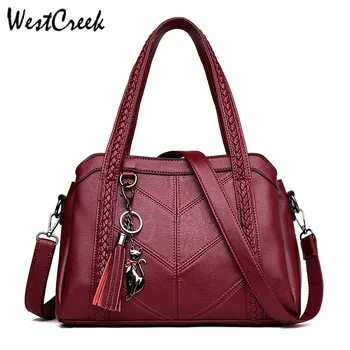 WESTCREEK Brand Luxury Handbags Women Bags Designer Ladies Hand Bags Female Leather Tote Bags Vintage Shoulder Bag for Women 
WESTCREEK Brand Luxury Handbags Women Bags Designer Ladies Hand Bags Female Leather Tote Bags Vintage Shoulder Bag for Women