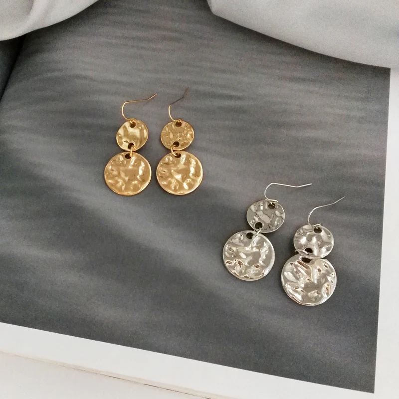 Wholesaler New Silver/Gold Color Geometric irregularity Round Drop Earrings Hiphop Rock Simple For Women Accessories Jewelry
Wholesaler New Silver/Gold Color Geometric irregularity Round Drop Earrings Hiphop Rock Simple For Women Accessories Jewelry