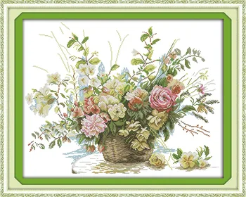 The Rose Flower Basket Dmc Threads Cross Stitch Cotton Kits For Embroidery Handmade Crafts Flower Cross Stitch Patterns
The Rose Flower Basket Dmc Threads Cross Stitch Cotton Kits For Embroidery Handmade Crafts Flower Cross Stitch Patterns