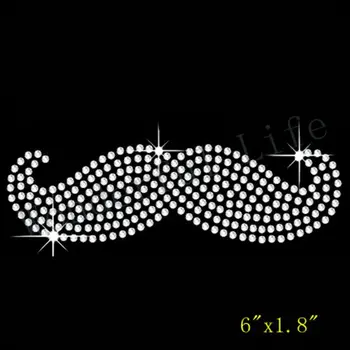 Free Shipping hot sale new l design thick Moustache funny Iron On Rhinestone Transfer
Free Shipping hot sale new l design thick Moustache funny Iron On Rhinestone Transfer