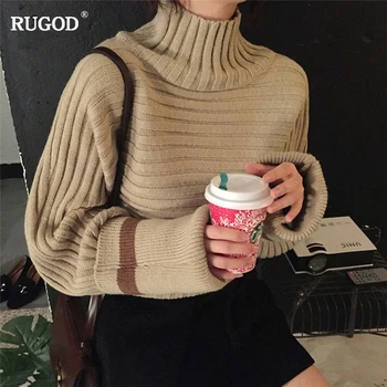 RUGOD Vintage Fashion Women Pullovers Knitted Winter Warm Clothes Turtleneck Casual Women Christmas Sweaters pull femme hiver
RUGOD Vintage Fashion Women Pullovers Knitted Winter Warm Clothes Turtleneck Casual Women Christmas Sweaters pull femme hiver
