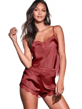 2pcs Sexy Charm Women Satin Lace Sleepwear Babydoll Lingerie Nightdress Pajamas Set Ladies Lace Nightwear Clothing
2pcs Sexy Charm Women Satin Lace Sleepwear Babydoll Lingerie Nightdress Pajamas Set Ladies Lace Nightwear Clothing