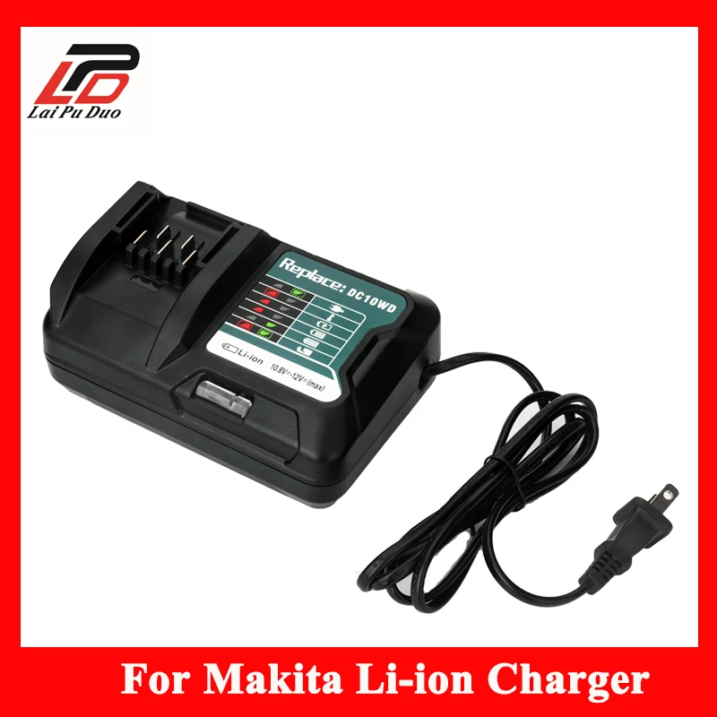 Replace Li-ion charger for MAKITA 10.8V 12V DC10WD BL1015 BL1016 BL1021B BL1041B FD05 DT03 RJ03Z SH02Z DC10SB AC100-260V Charger
Replace Li-ion charger for MAKITA 10.8V 12V DC10WD BL1015 BL1016 BL1021B BL1041B FD05 DT03 RJ03Z SH02Z DC10SB AC100-260V Charger