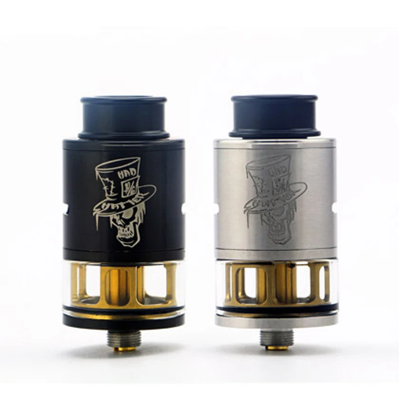 Original Advken Mad Hatter 24 RDTA Atomizer 3.5ml Tank Electronic Cigs 510 Thread Rebuildable Mad Hatter RDTA Cartomizer Tank
Original Advken Mad Hatter 24 RDTA Atomizer 3.5ml Tank Electronic Cigs 510 Thread Rebuildable Mad Hatter RDTA Cartomizer Tank