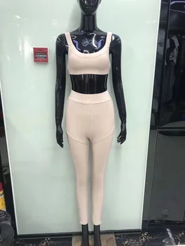 Beige and Black Color Ladies HL Bandage Jumpsuits Sexy 2 Pieces Bodycon Women's Set Rayon Club Night Wear
Beige and Black Color Ladies HL Bandage Jumpsuits Sexy 2 Pieces Bodycon Women's Set Rayon Club Night Wear