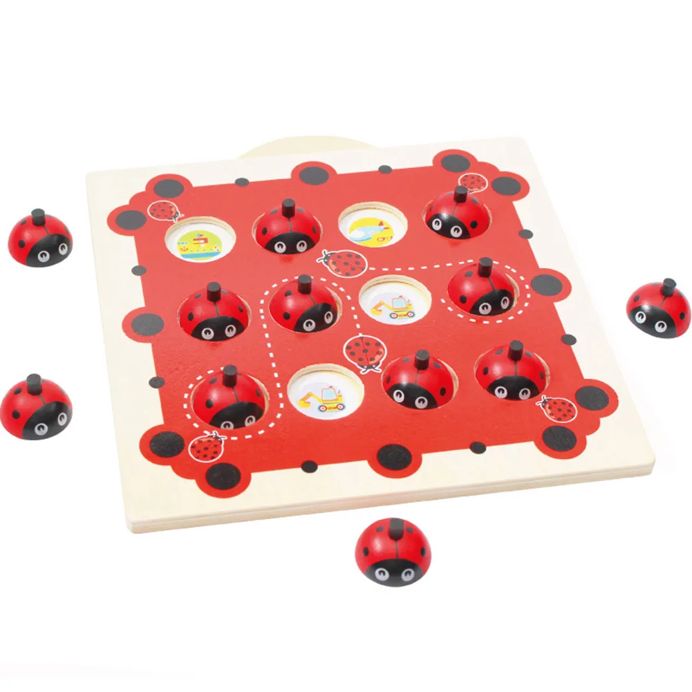 Cartoon Wooden Puzzle Ladybug Design Kids Memory Training Game Chess Puzzle Early Development Toy For Children Gift
Cartoon Wooden Puzzle Ladybug Design Kids Memory Training Game Chess Puzzle Early Development Toy For Children Gift