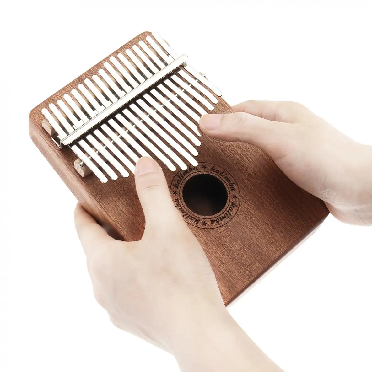 17 Keys Professional Portable Kalimba Single Board Sapele Thumb Piano Mbira Mini Keyboard Instrument with Tuning Hammer
17 Keys Professional Portable Kalimba Single Board Sapele Thumb Piano Mbira Mini Keyboard Instrument with Tuning Hammer