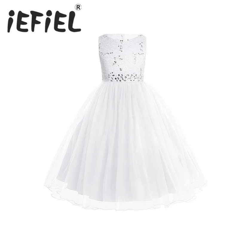 iEFiEL White Sequined Vestidos Teen Children Kids Ceremonies Formal Party Bridesmaid Wedding Lace Tulle Flower Girls Dresses
iEFiEL White Sequined Vestidos Teen Children Kids Ceremonies Formal Party Bridesmaid Wedding Lace Tulle Flower Girls Dresses