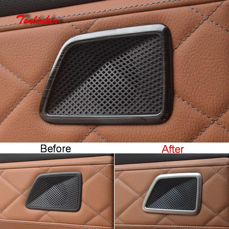 Tonlinker 2 PCS Rear door Speaker Cover sticker for CITROEN DEESSE DS7 2018-19 Car Styling Stainless steel Cover case Stickers
Tonlinker 2 PCS Rear door Speaker Cover sticker for CITROEN DEESSE DS7 2018-19 Car Styling Stainless steel Cover case Stickers