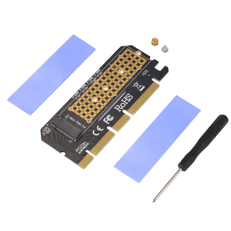 Add On Card PCIE to M2 Adapter LED Expansion Card Computer Adapter Interface M.2 NVMe SSD NGFF To PCI Express 3.0 X4 X8 X16 Card
Add On Card PCIE to M2 Adapter LED Expansion Card Computer Adapter Interface M.2 NVMe SSD NGFF To PCI Express 3.0 X4 X8 X16 Card