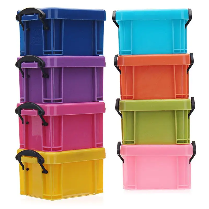8 Candy Colors Storage Box for Desktop Stationery Paper Clip Storage Mini Lock Home Furnishing Super Cute Rainbow Color Mini Box
8 Candy Colors Storage Box for Desktop Stationery Paper Clip Storage Mini Lock Home Furnishing Super Cute Rainbow Color Mini Box